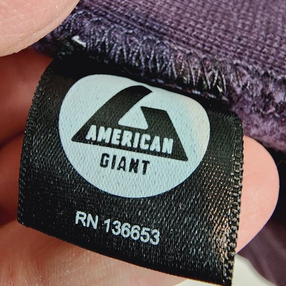 American Giant Deep Purple Full-Zip Hoodie - Picture 10 of 14